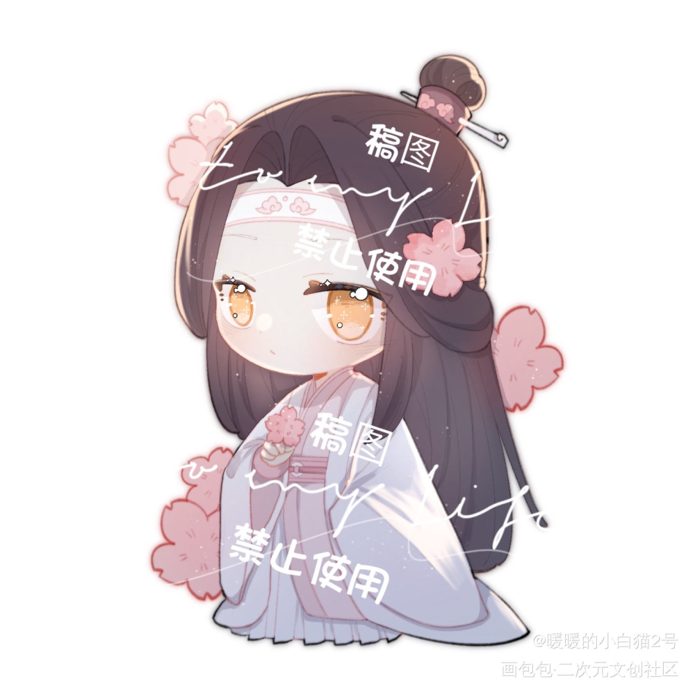 奶机_魔道祖师忘羡绘画作品