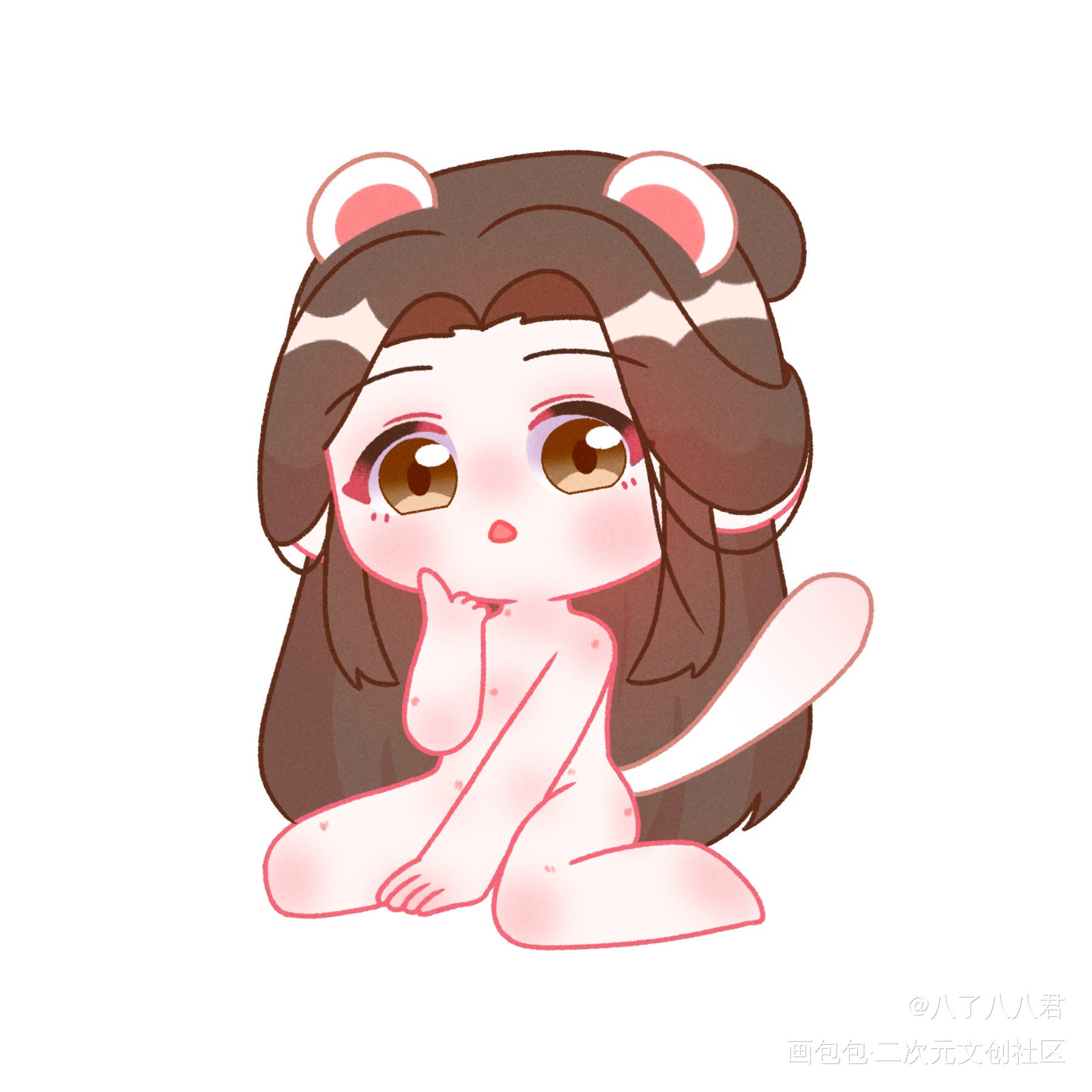 鼬怜_天官赐福谢怜Q版绘画绘画作品