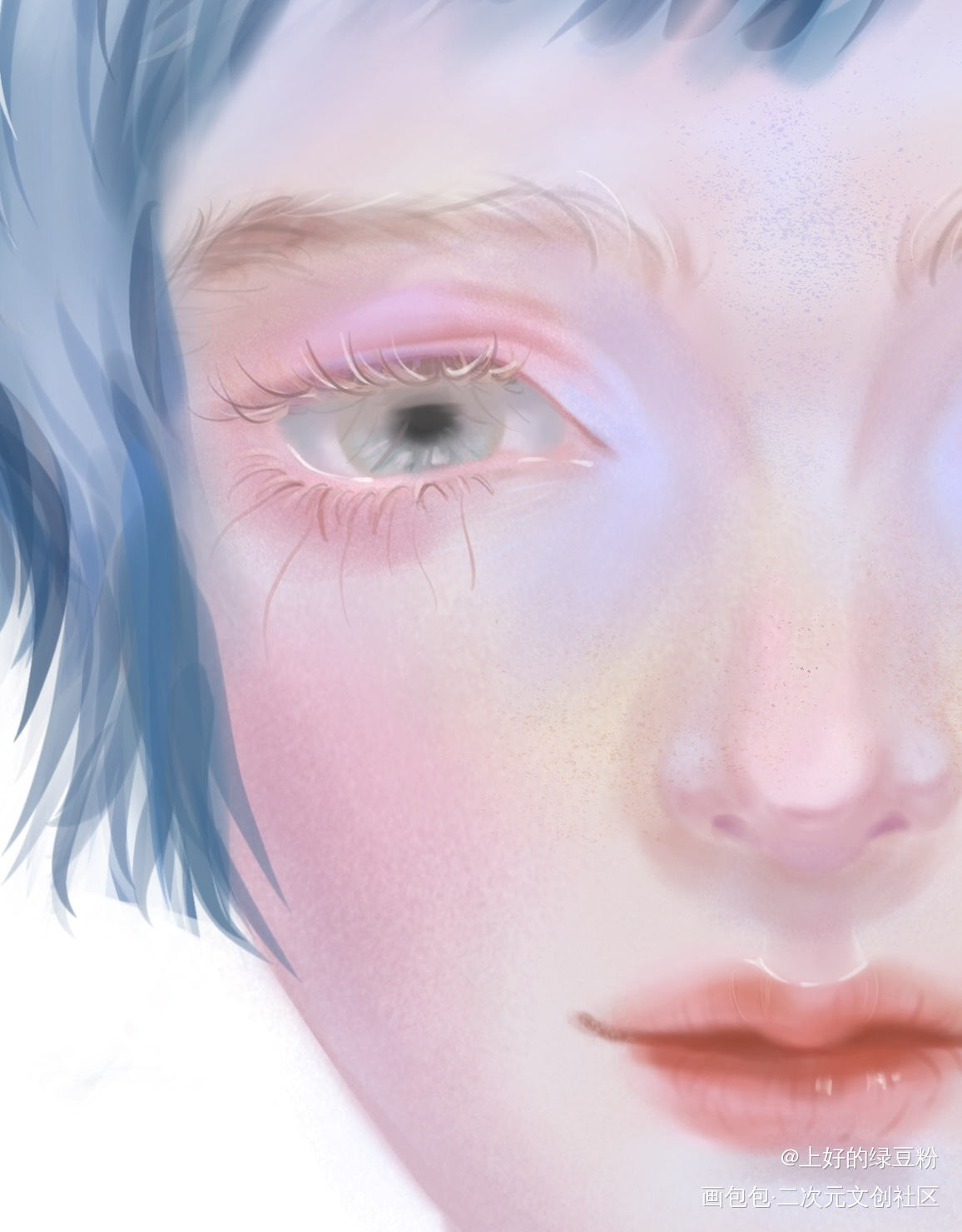 单主的娃真美_厚涂平涂bjdprocreate约稿绘画作品