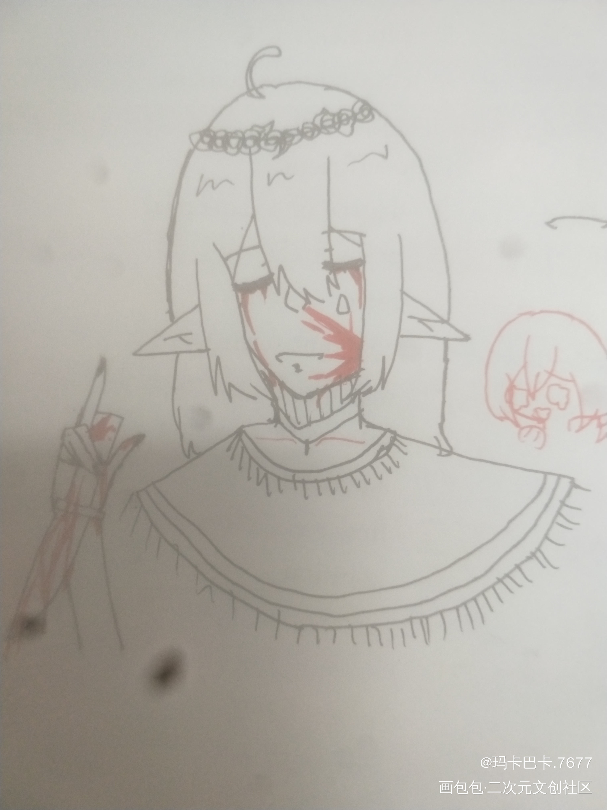 自家女儿_手绘oc绘画作品