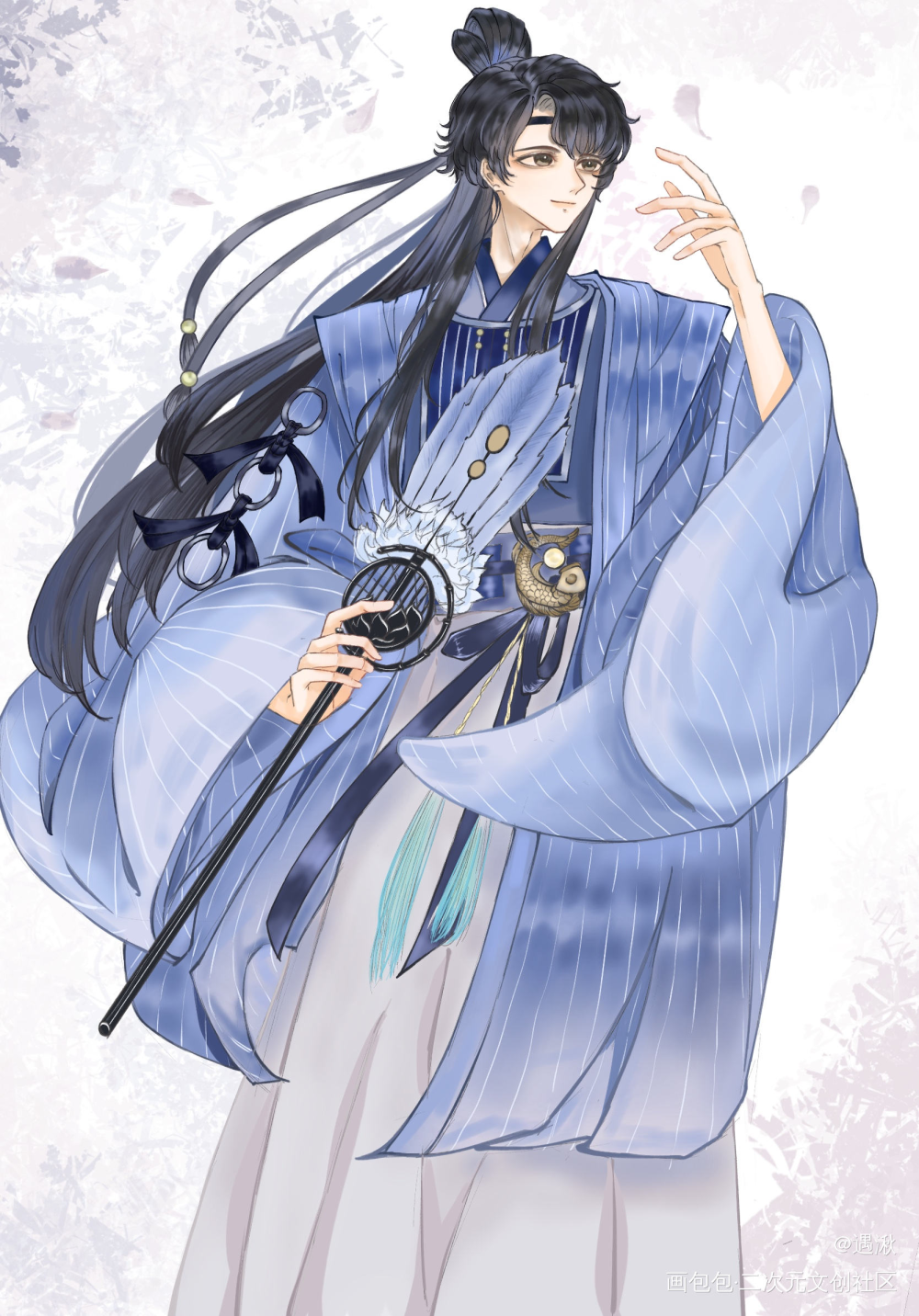 _忘川风华录曹植古风绘画作品