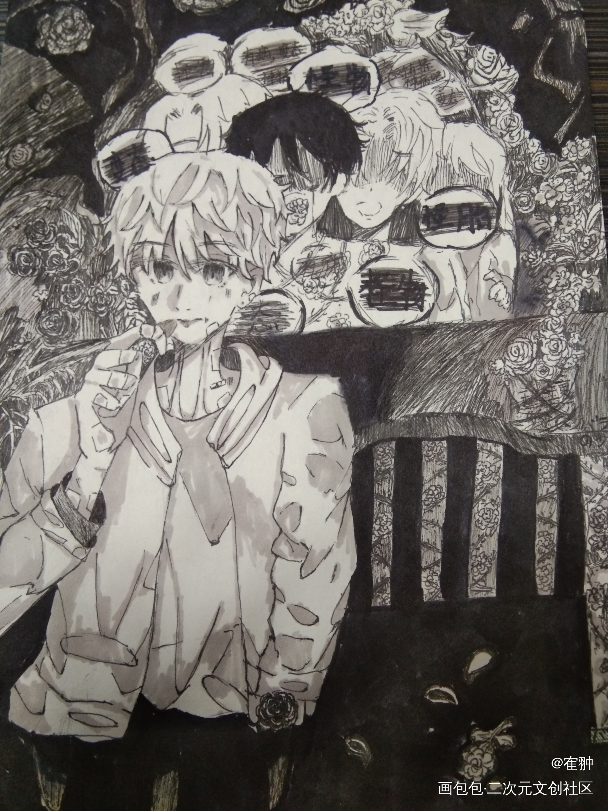 正常人……？_摸鱼绘画作品