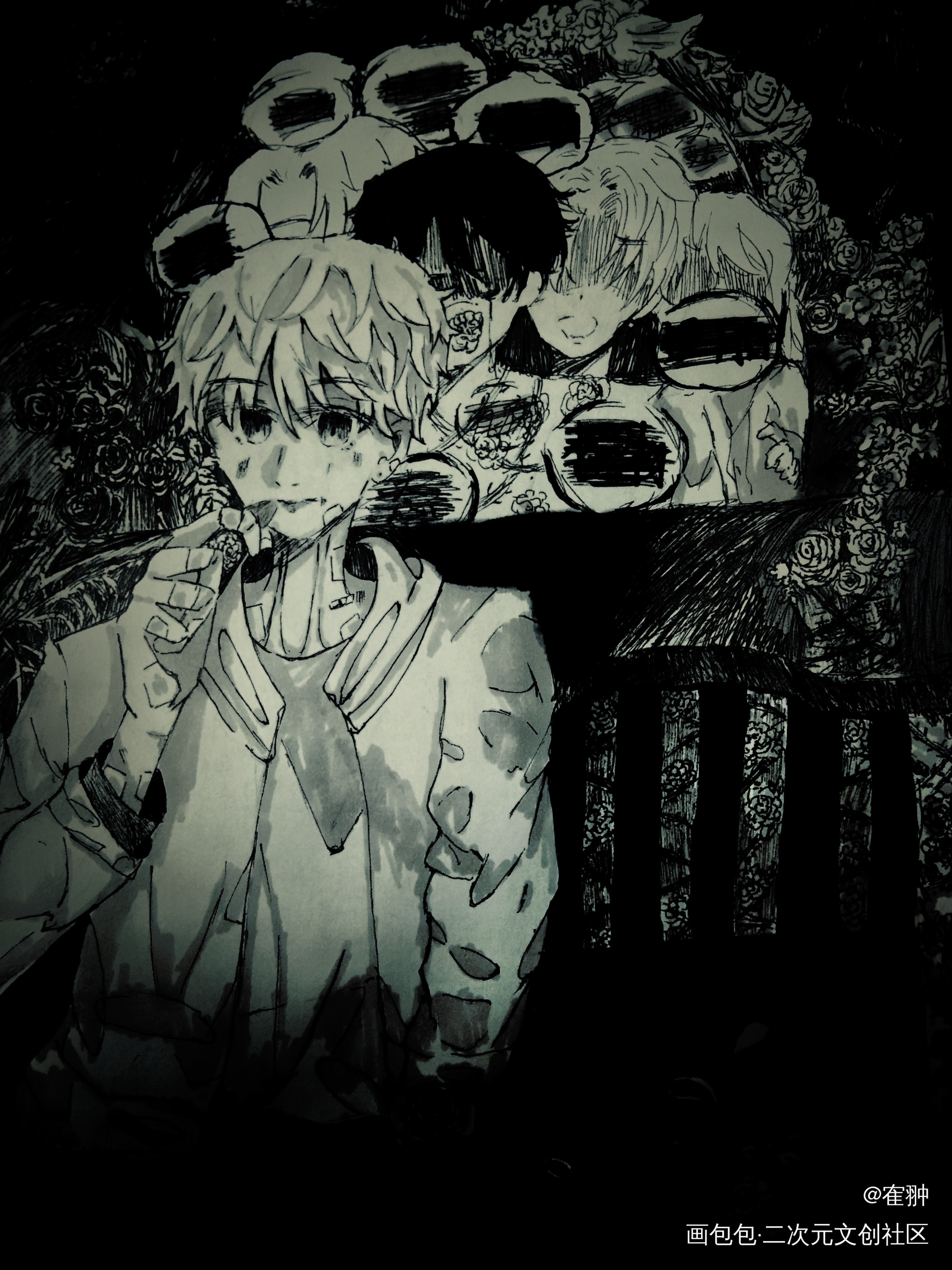 正常人……？_摸鱼绘画作品