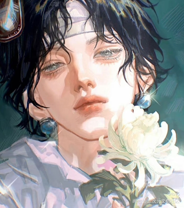 美少年_厚涂绘画作品