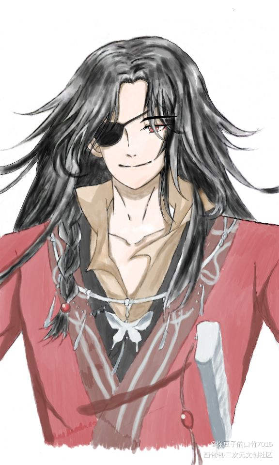 _天官赐福花城绘画作品