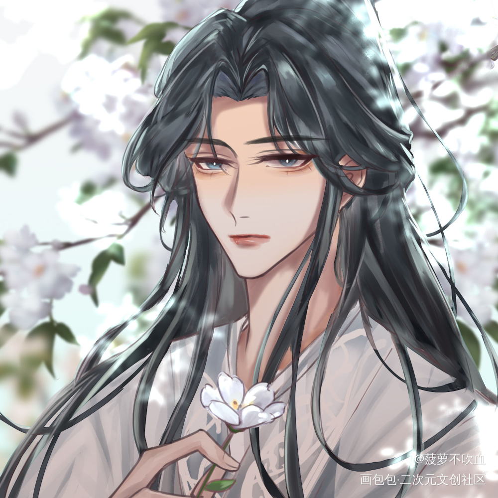 _二哈和他的白猫师尊绘画作品