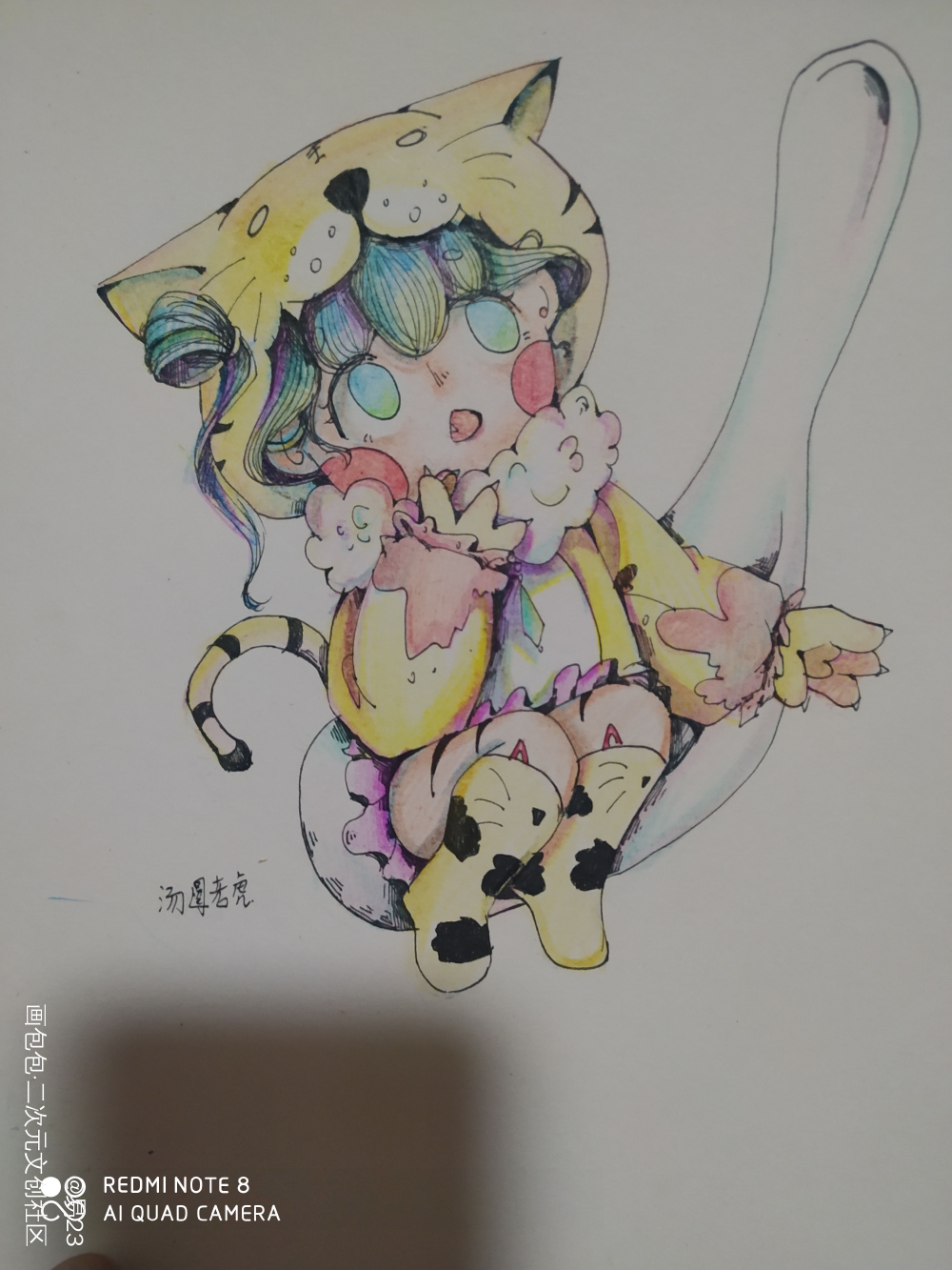 手绘_手绘立绘平涂日系Q版绘画作品
