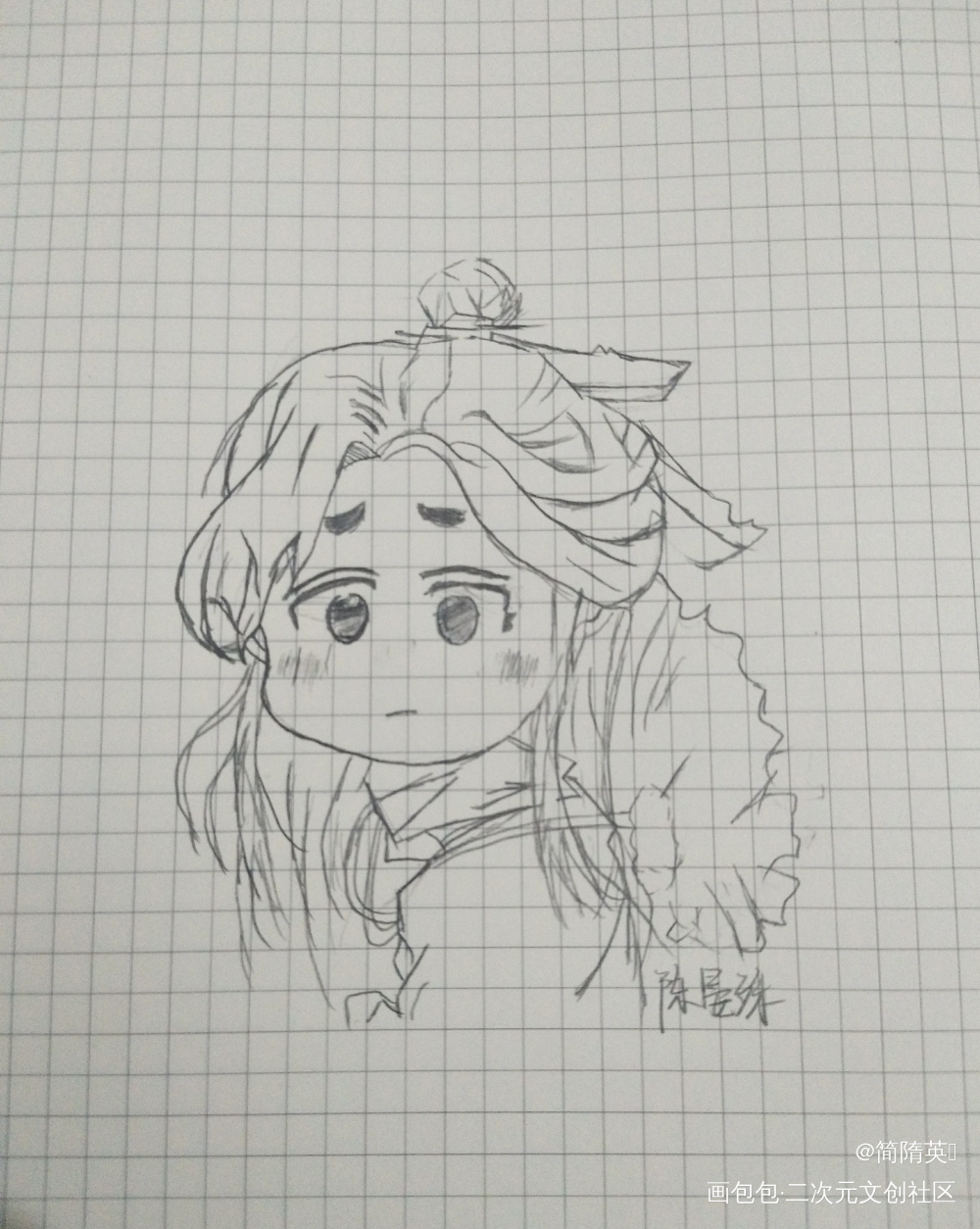 可爱的怜怜_天官赐福谢怜绘画作品