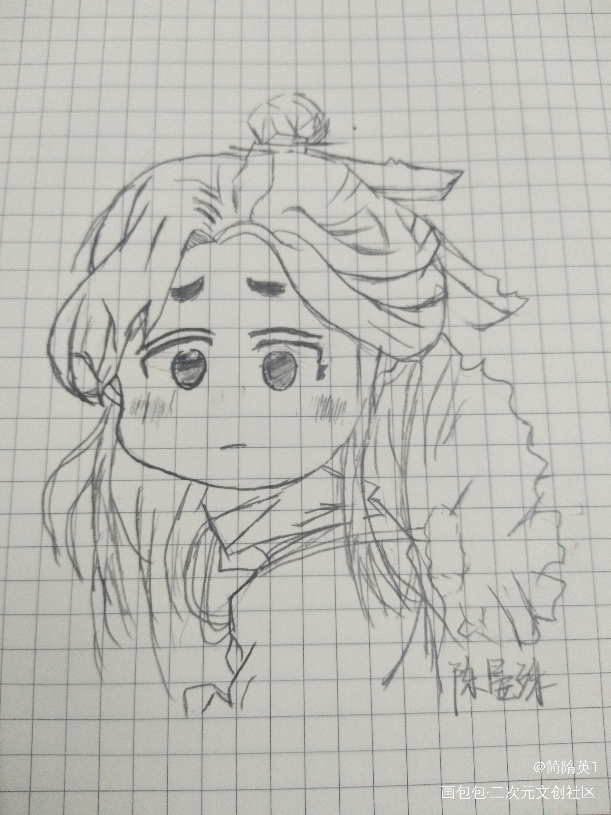 可爱的怜怜_天官赐福谢怜绘画作品