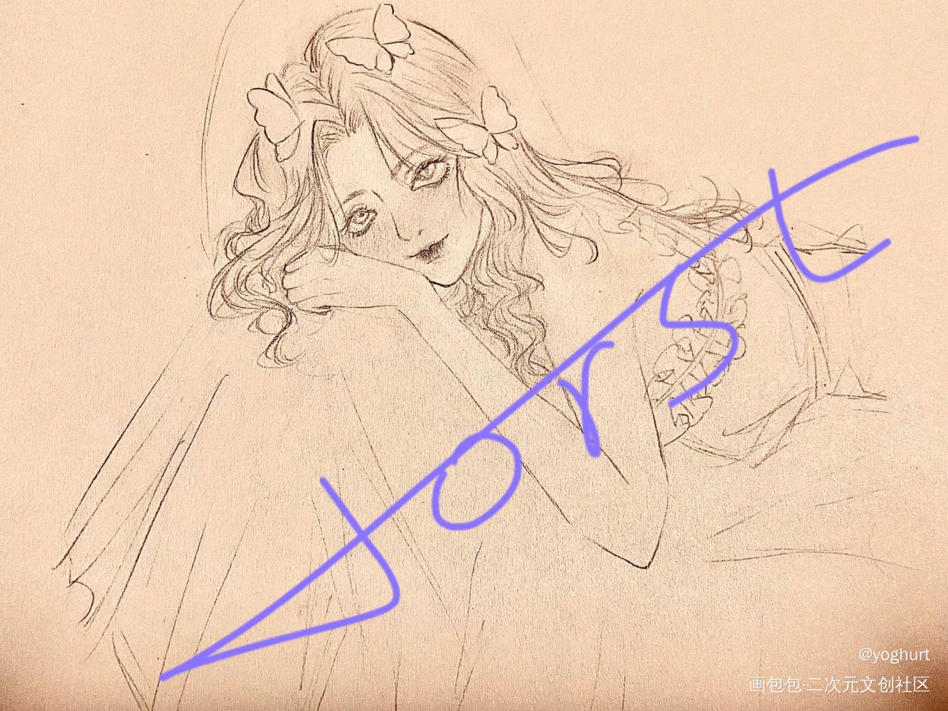 _手绘绘画作品