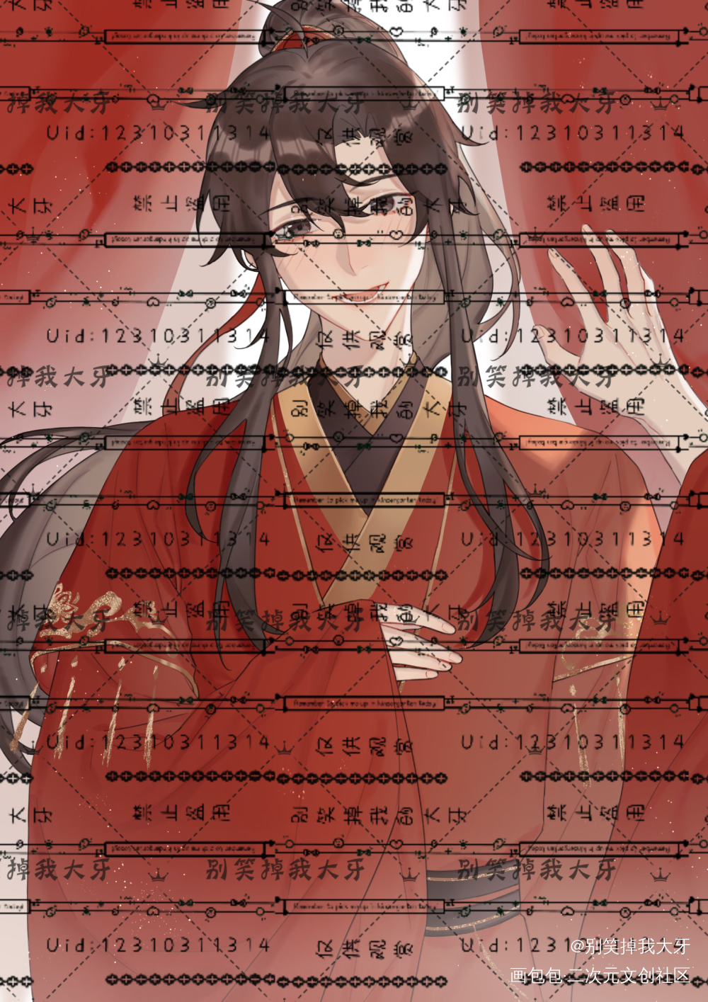 忘羡大婚之夜_魔道祖师忘羡古风绘画作品