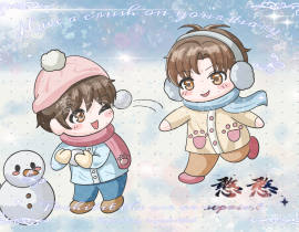 打雪仗_绘画作品