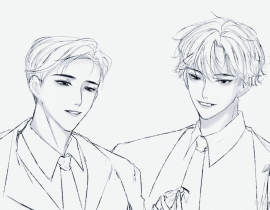 妹叔摸鱼_绘画作品