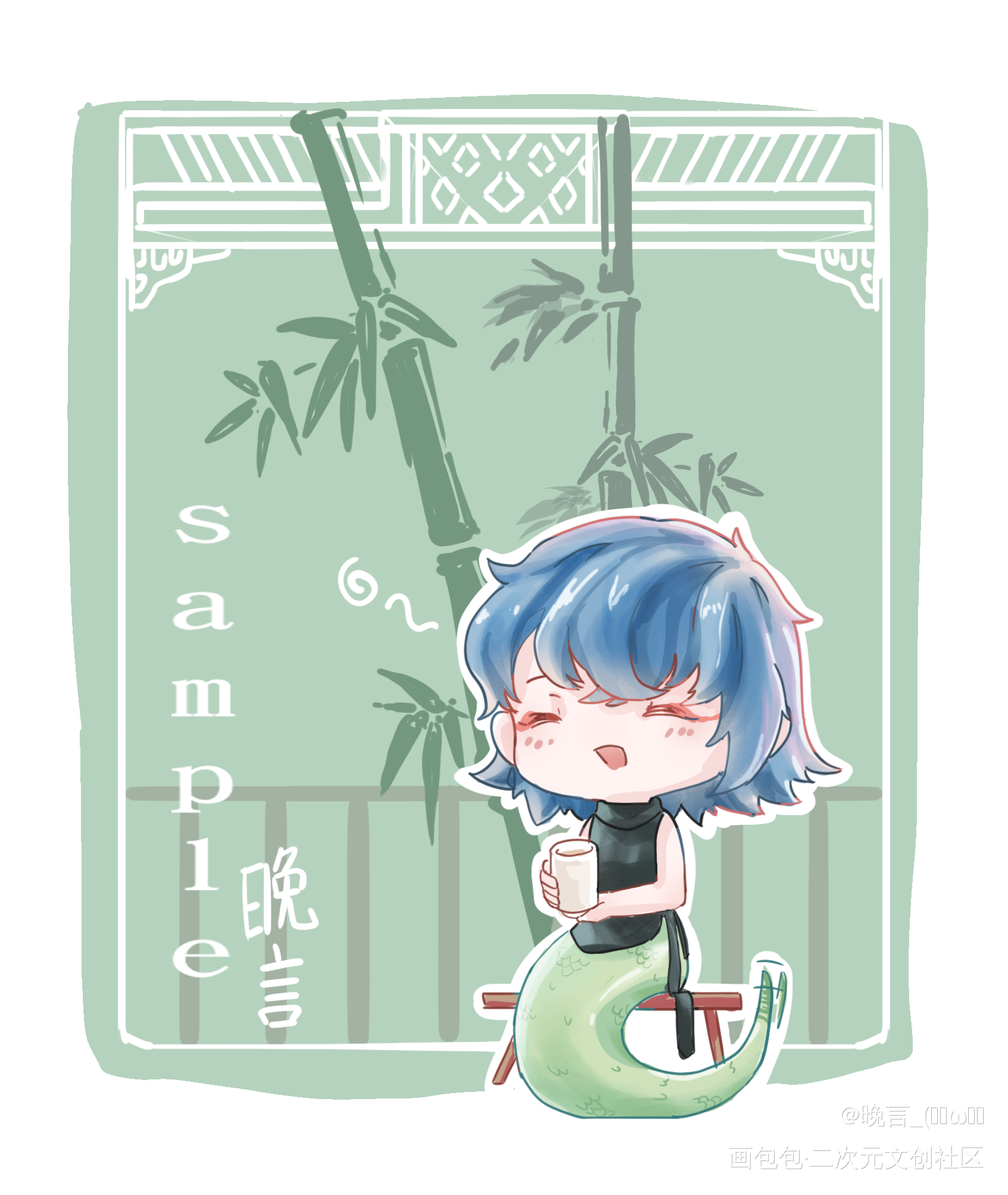 _(•̀ω•́ 」∠)_新图_原创人物板绘绘画作品