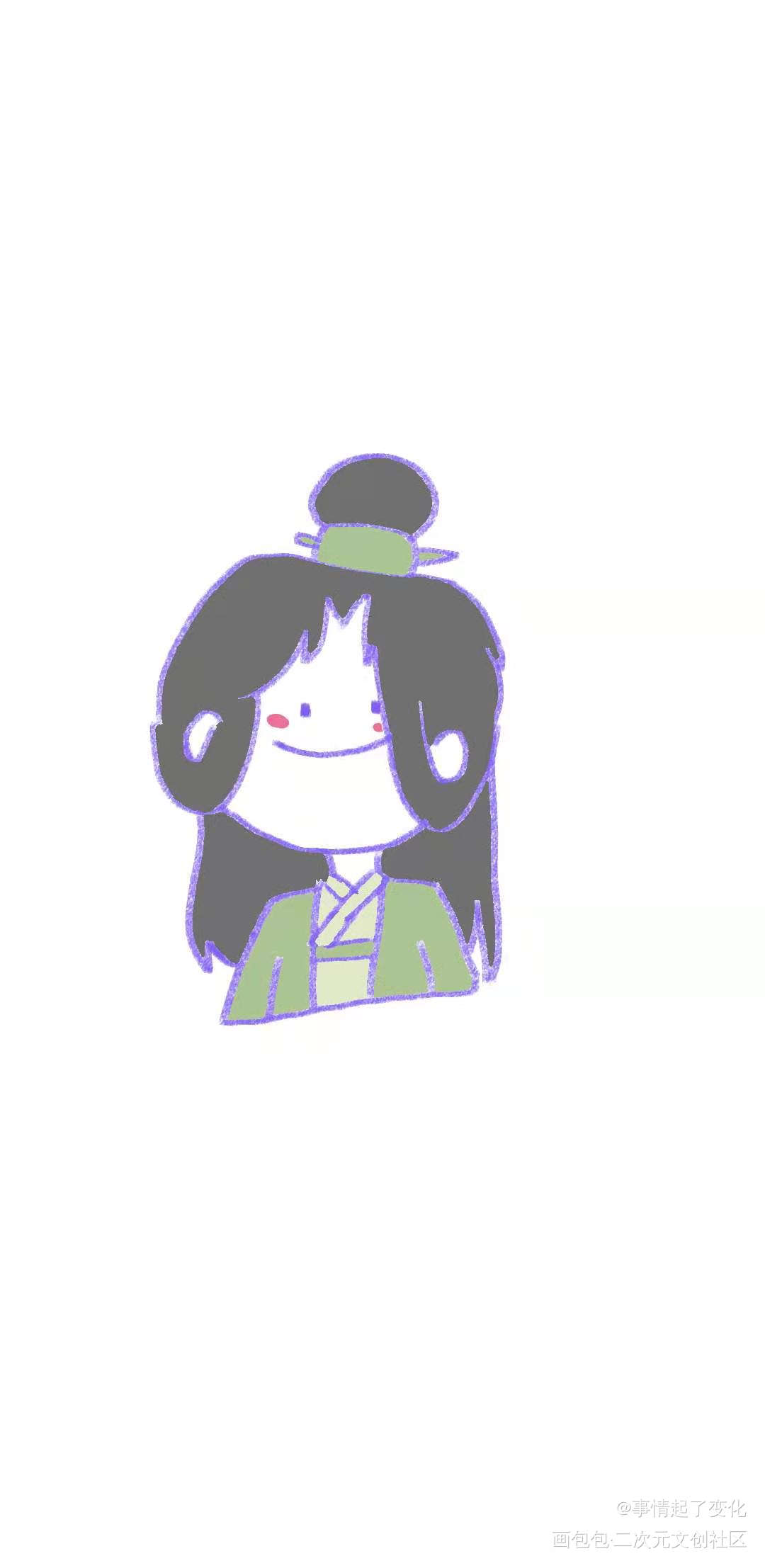 朋友给我的摸鱼_人渣反派自救系统沈清秋绘画作品
