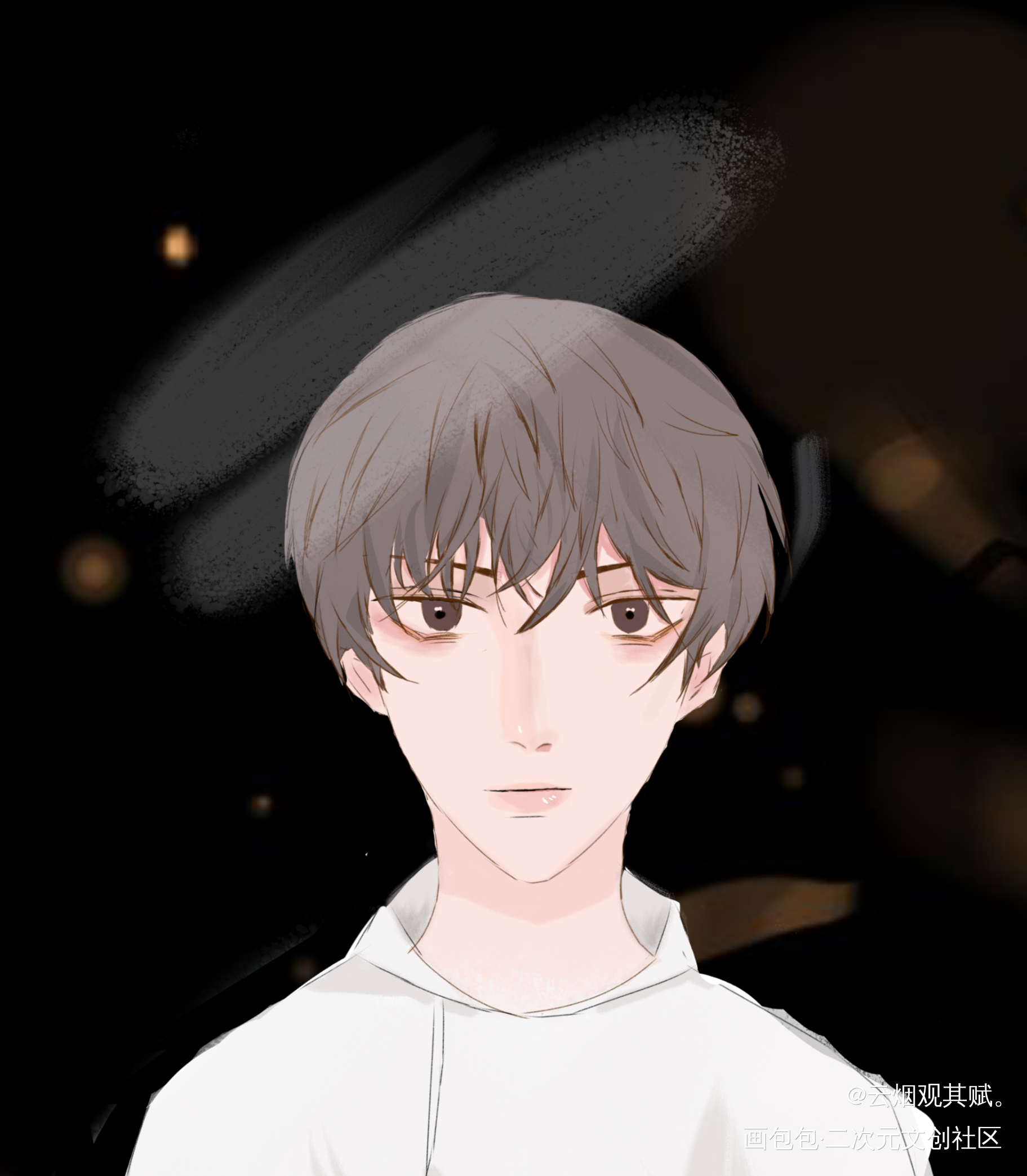 _你却爱着一个傻逼绘画作品