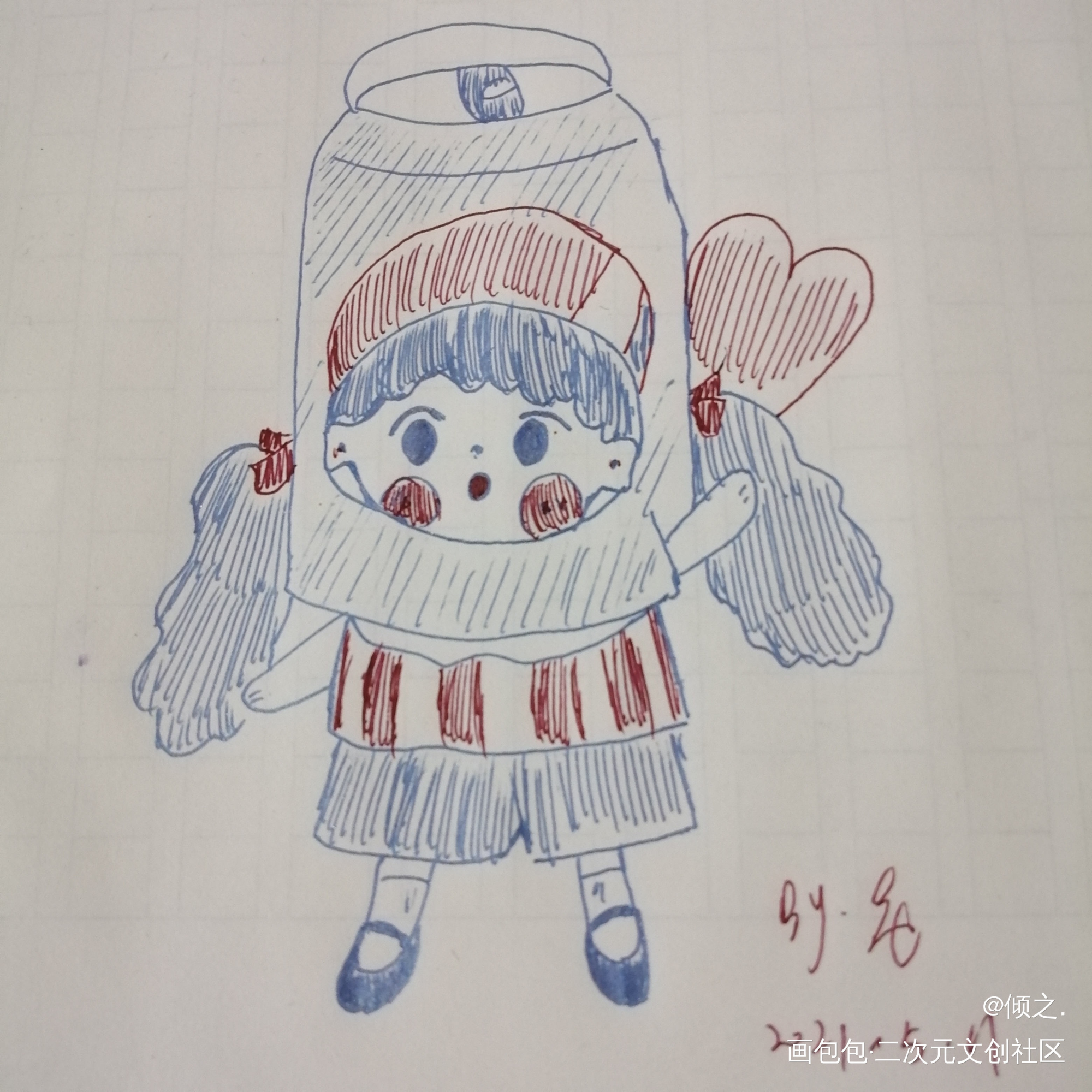 绘画_手绘日系Q版绘画作品