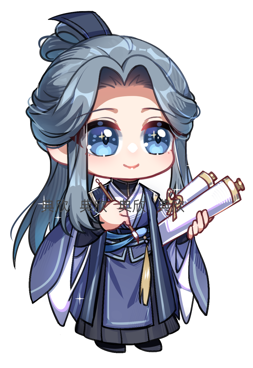 天官赐福 约稿_天官赐福绘画作品