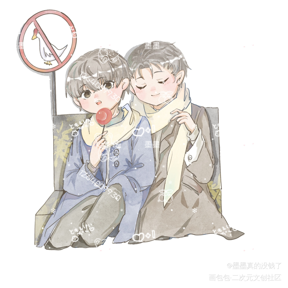 大鹅和他的秀秀_188男团群秀Q版绘画作品