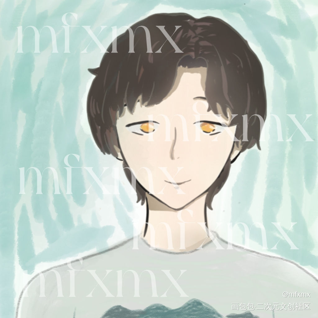 。。。。_手绘绘画作品