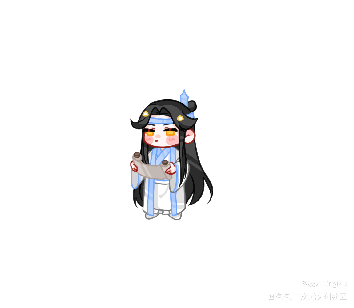 _魔道祖师忘羡绘画作品