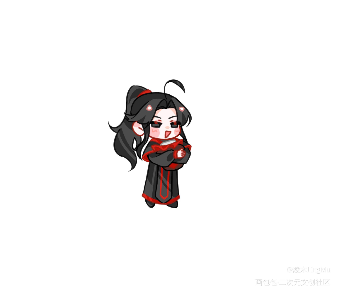 _魔道祖师忘羡绘画作品