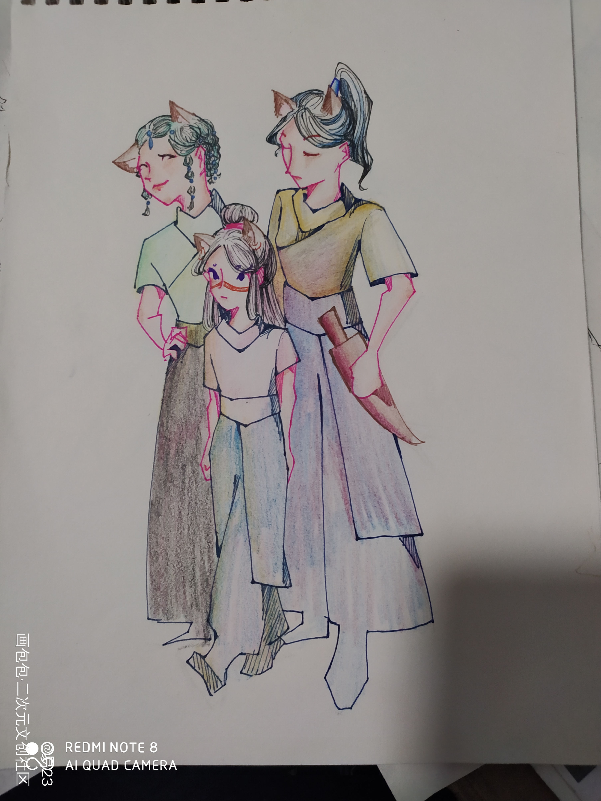 光遇_光遇手绘立绘平涂Q版绘画作品