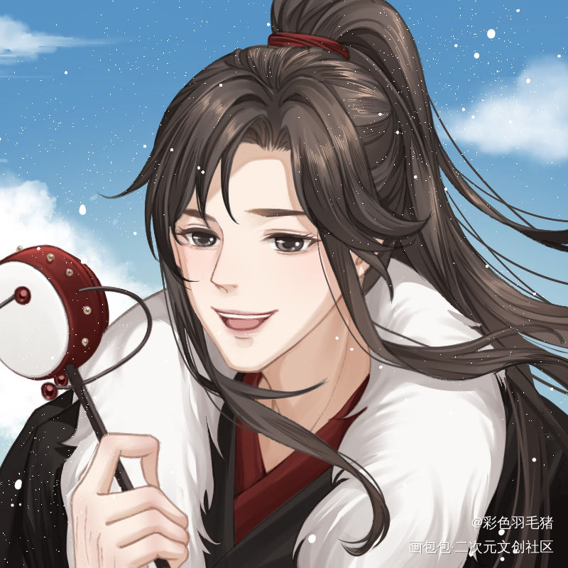 魏无羡头像_魔道祖师魏无羡绘画作品