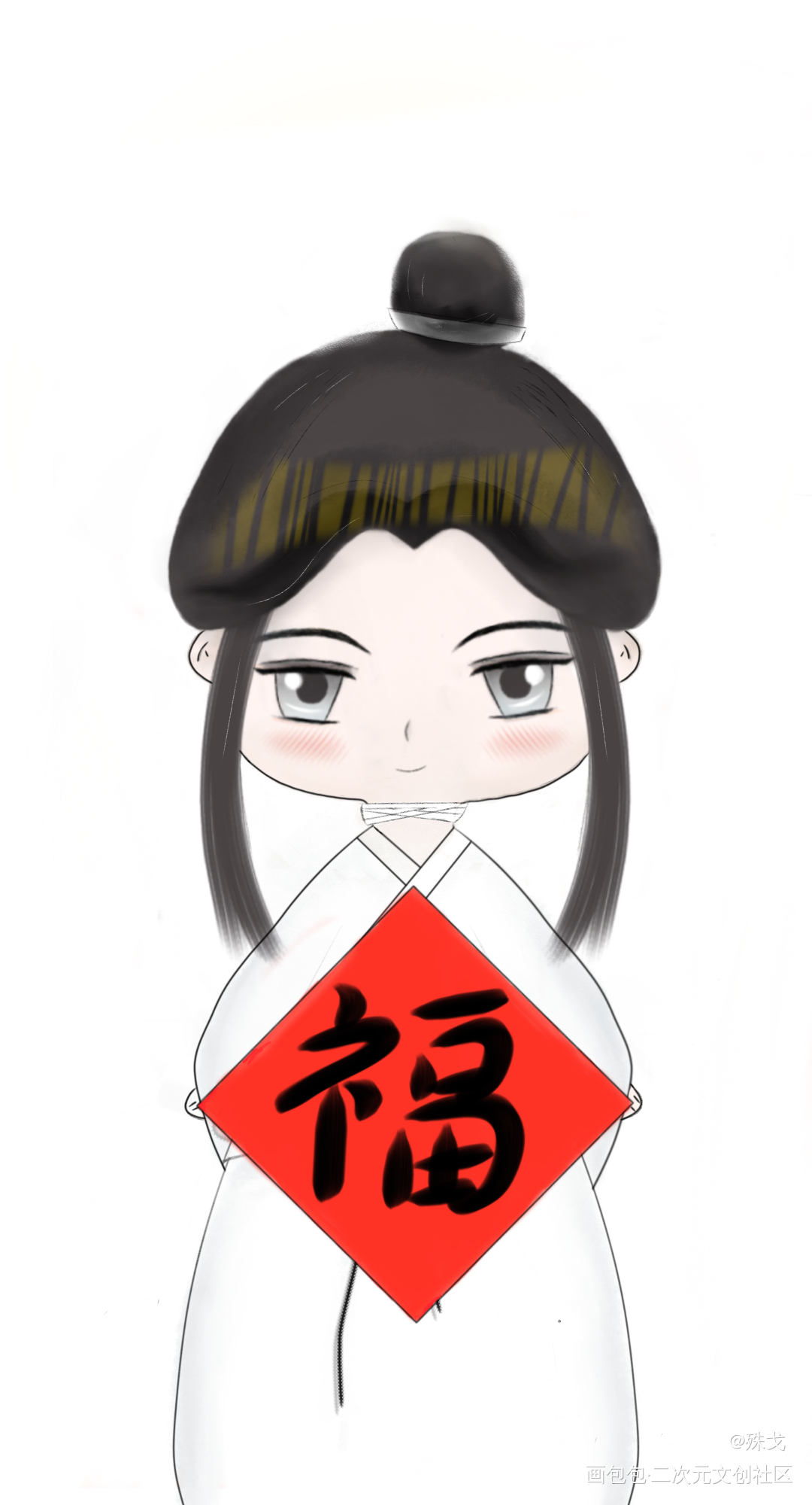 天官赐福_天官赐福谢怜Q版绘画作品
