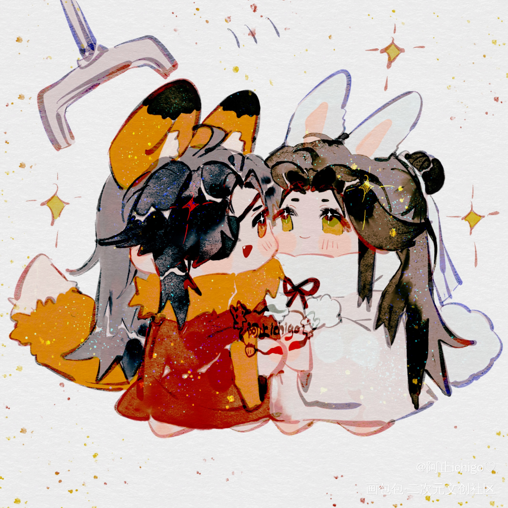 天官赐福花怜谢怜花城水彩q版求点评求配文我要上首推同人绘画灼贩