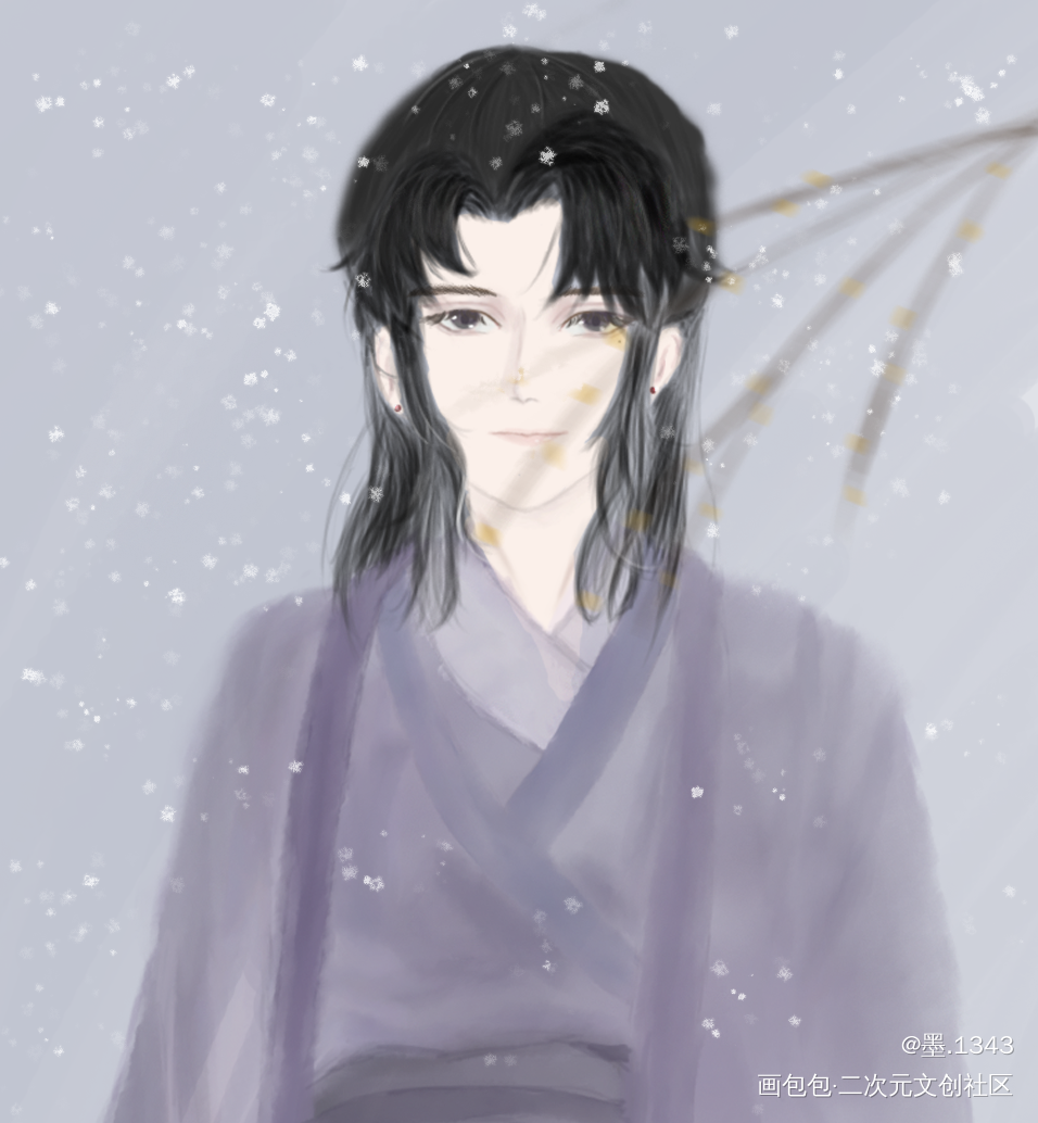 摸鱼…_188男团赵锦辛古风绘画作品