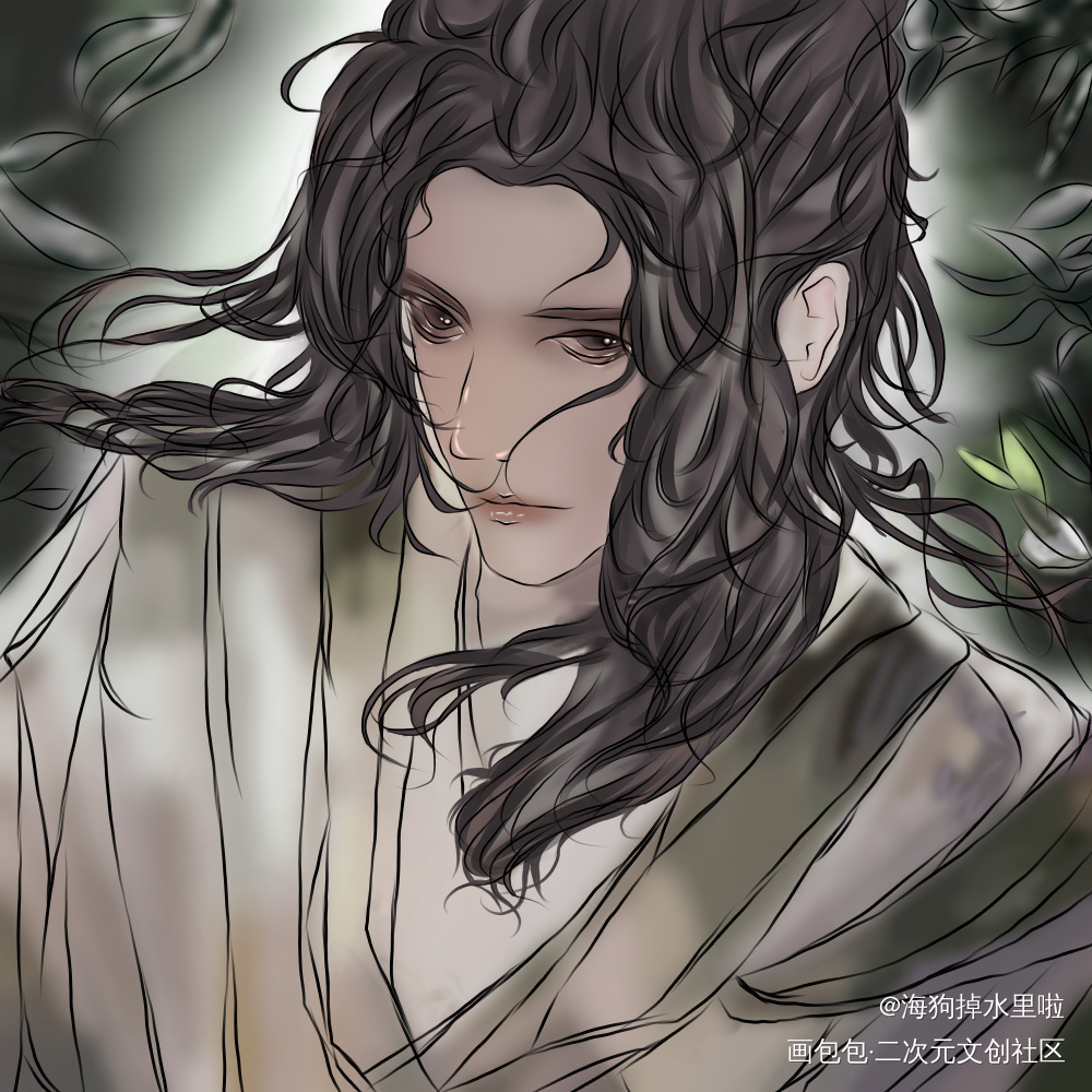 临摹_人渣反派自救系统平涂指绘临摹绘画作品