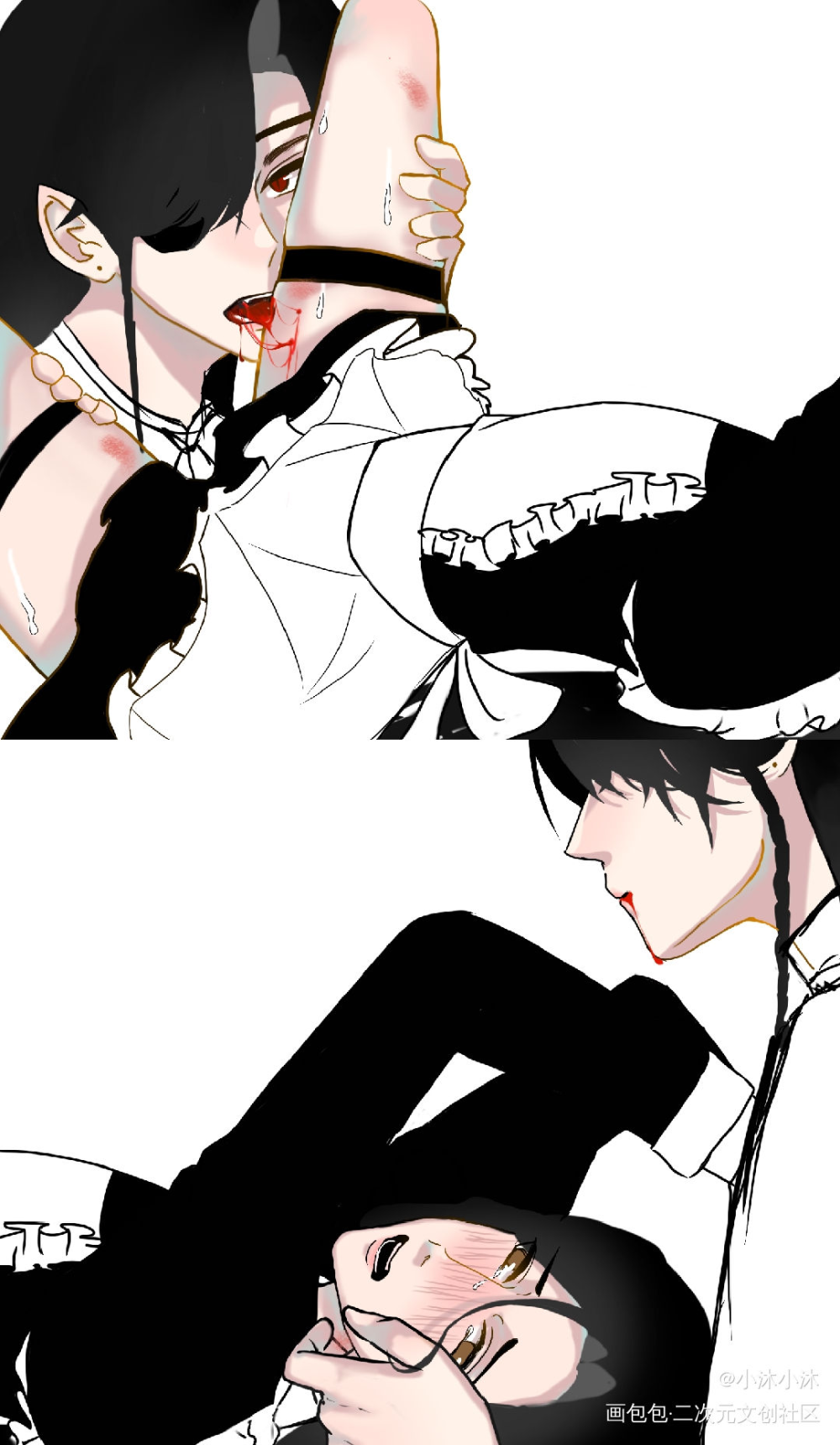 吸血鬼双子花x猎魔人怜_天官赐福花怜谢怜花城绘画作品