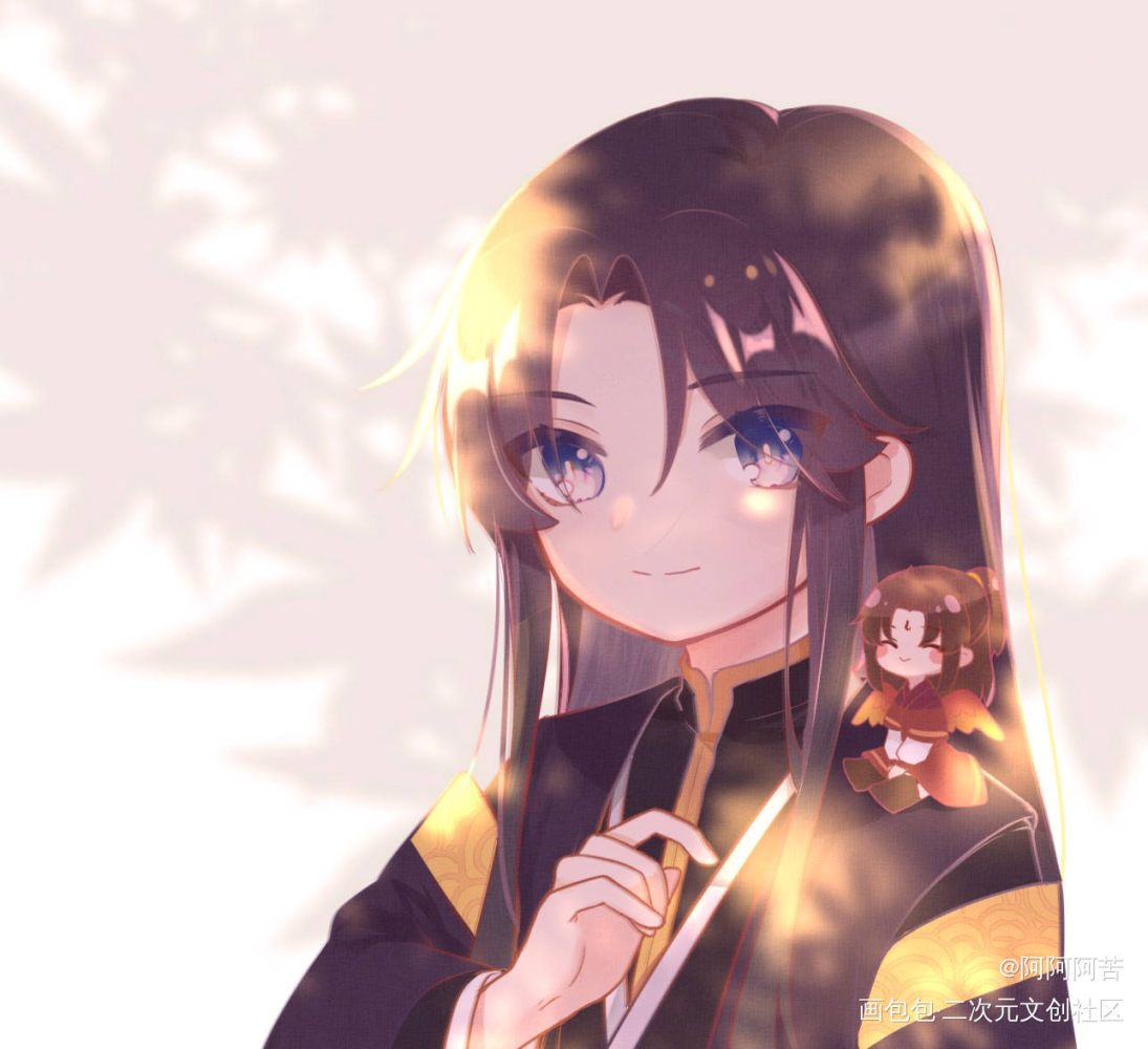 小灵渊_烈火浇愁绘画作品