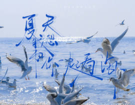 夏天，我想和你一起看海_绘画作品