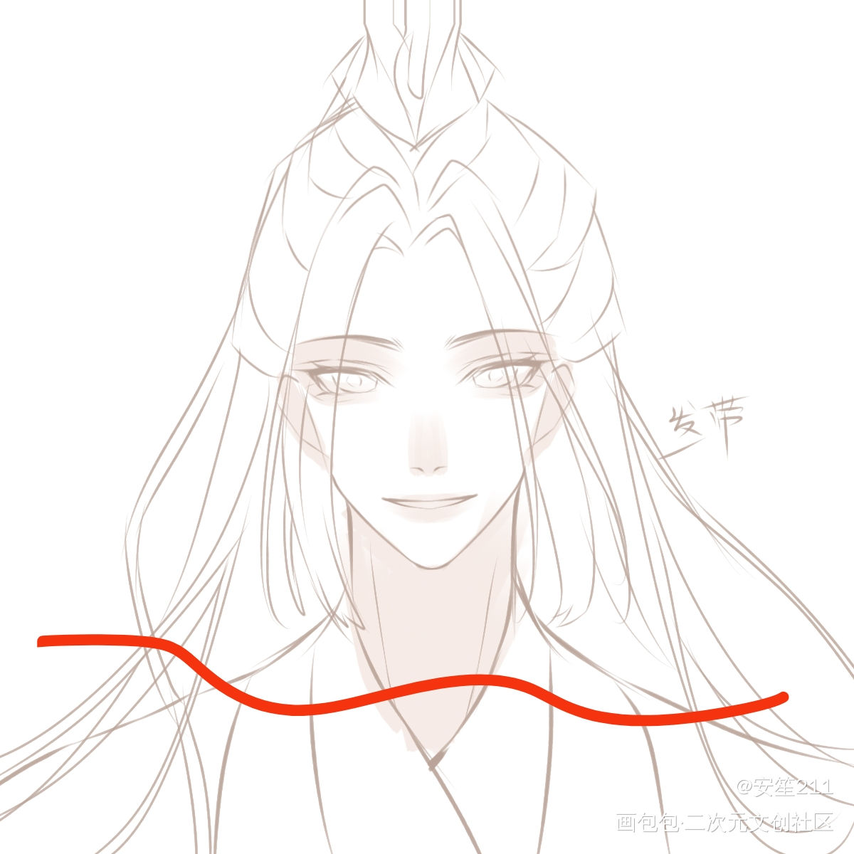 师尊_人渣反派自救系统沈清秋绘画作品