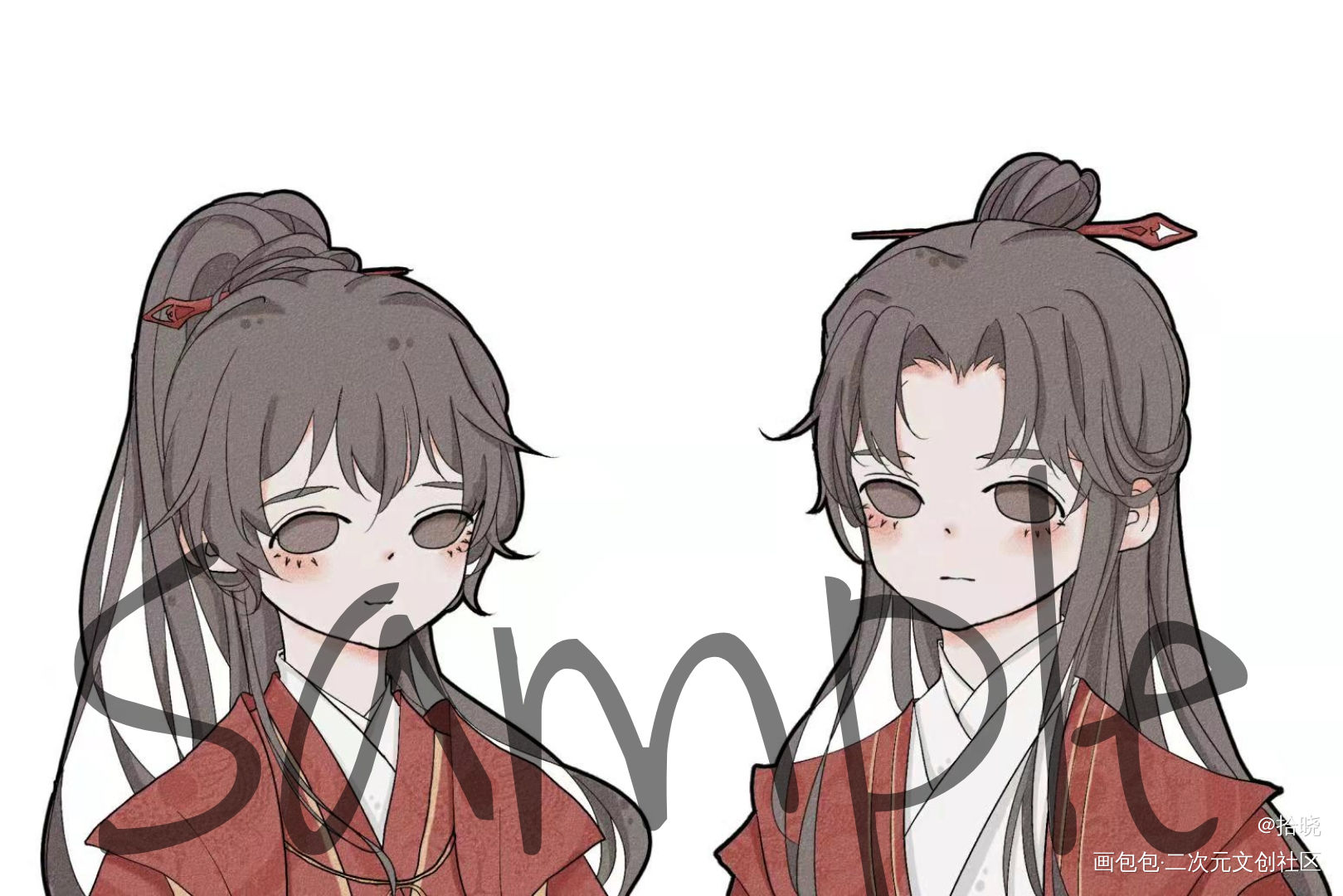 添望（过年喜庆版）_某某添望绘画作品