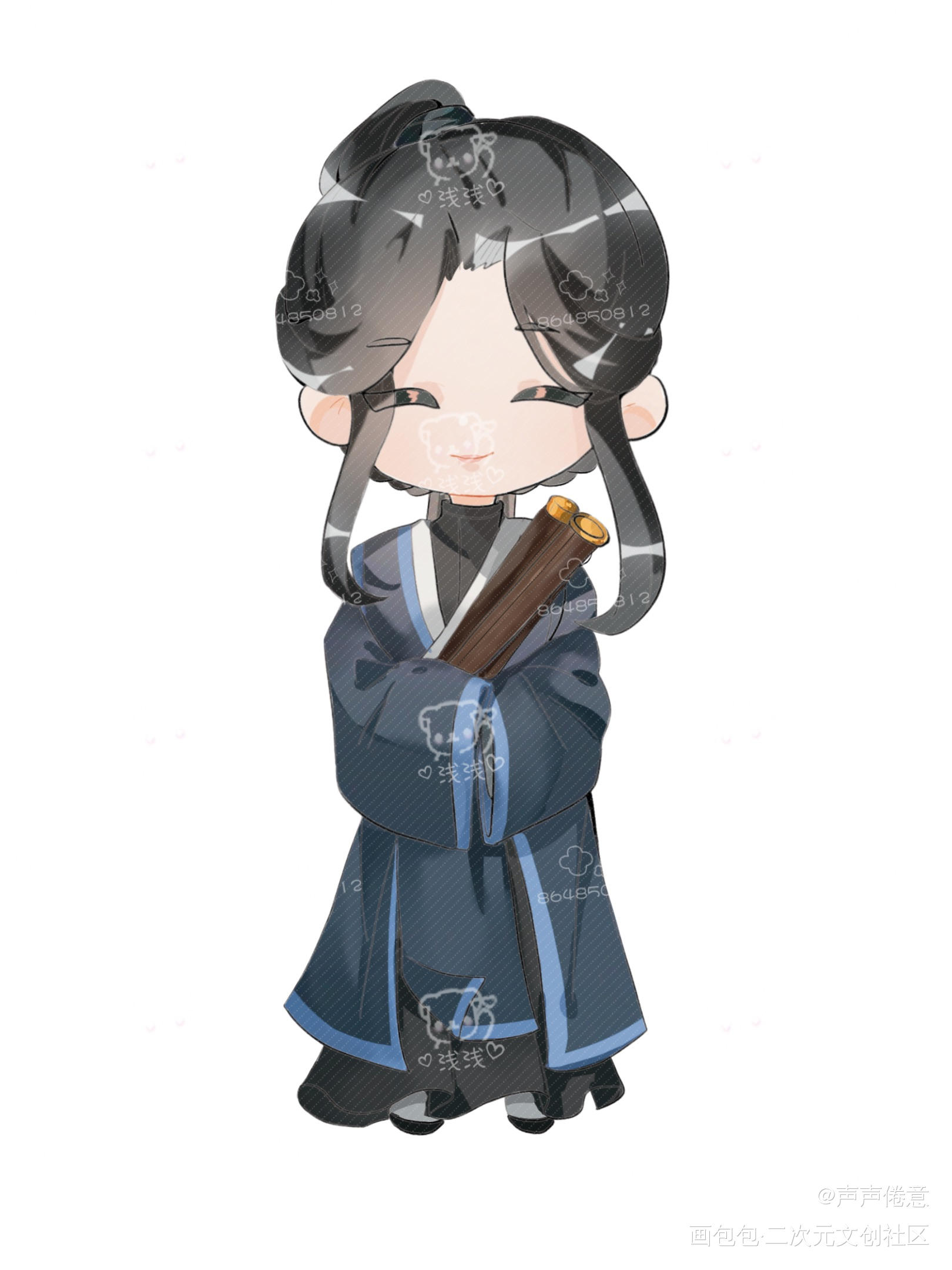 灵文_天官赐福绘画作品