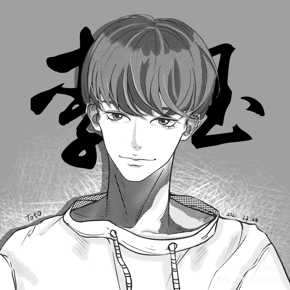 李玉_188男团李简李玉平涂日系绘画作品