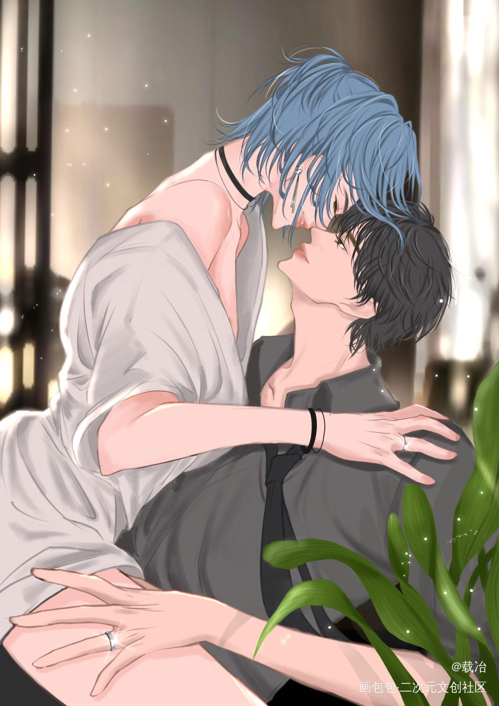 洛温的贴贴_188男团洛温绘画作品