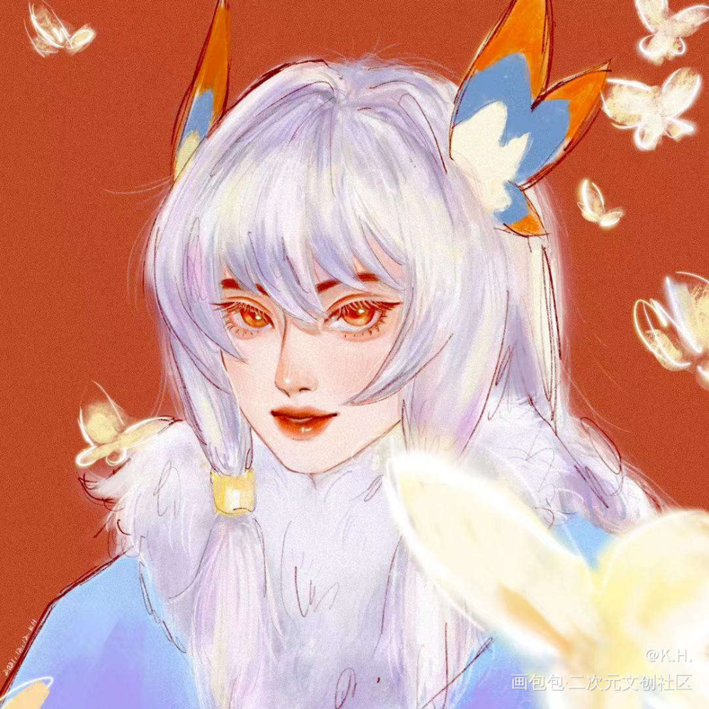 书虫姐姐_光遇绘画作品