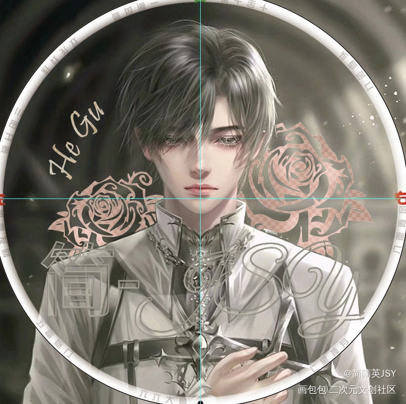 打卡的一天_188男团寒故简隋英绘画作品