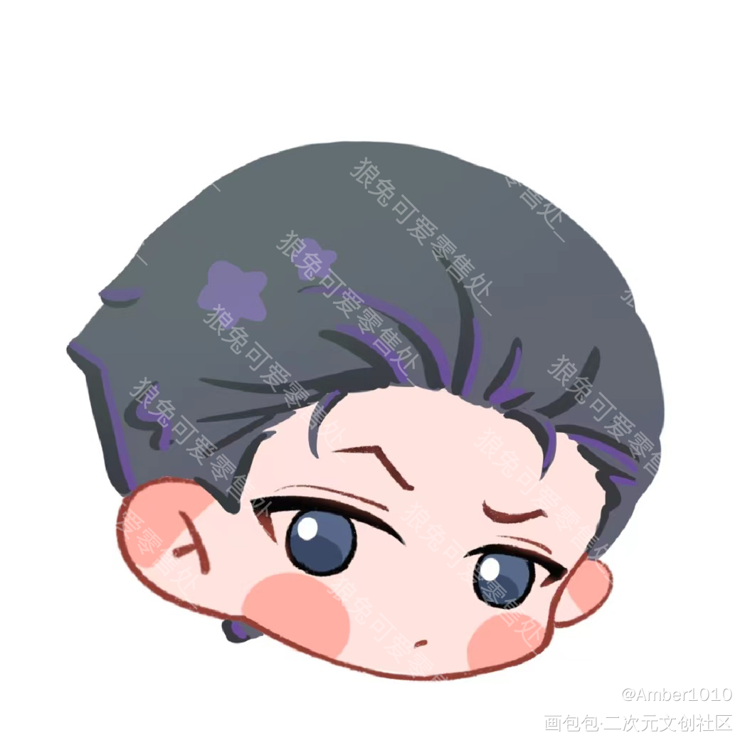 大脑瓜儿_娘娘腔188男团群秀Q版绘画作品