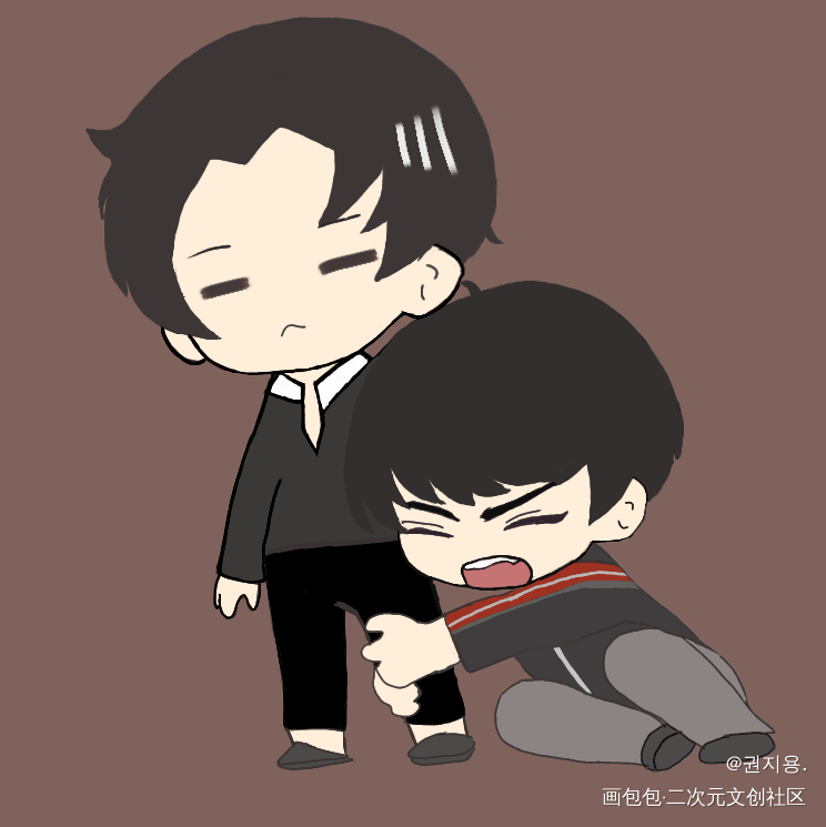 你却爱着一个烧饼_李简绘画作品
