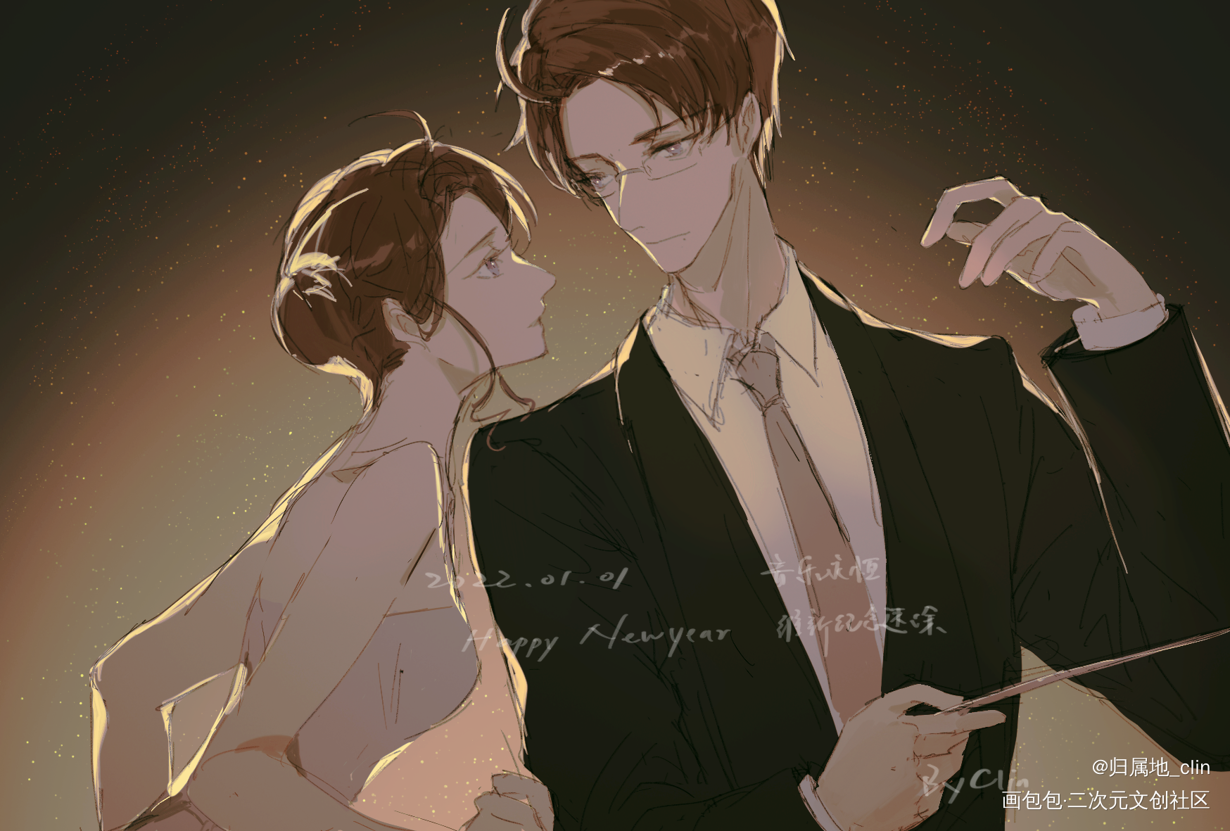 2022维也纳新年音乐会纪念_黑塔利亚罗德里赫aph绘画作品