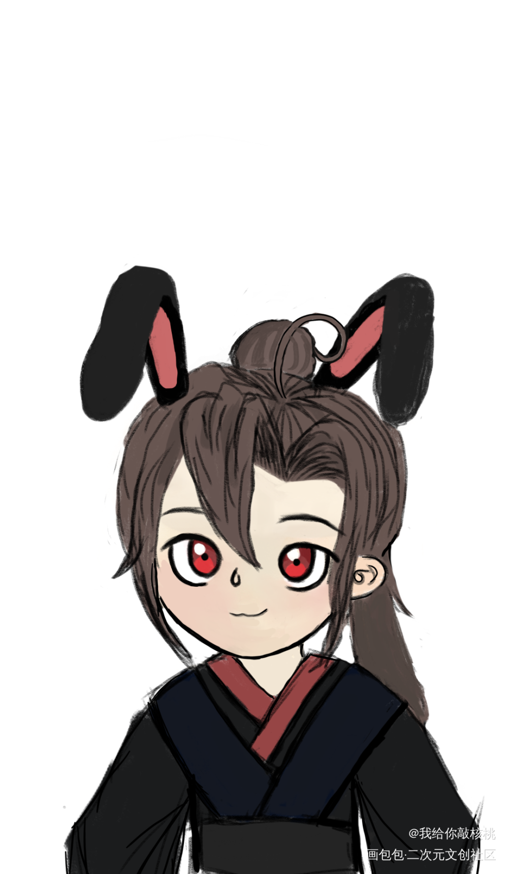 指绘_魏无羡绘画作品