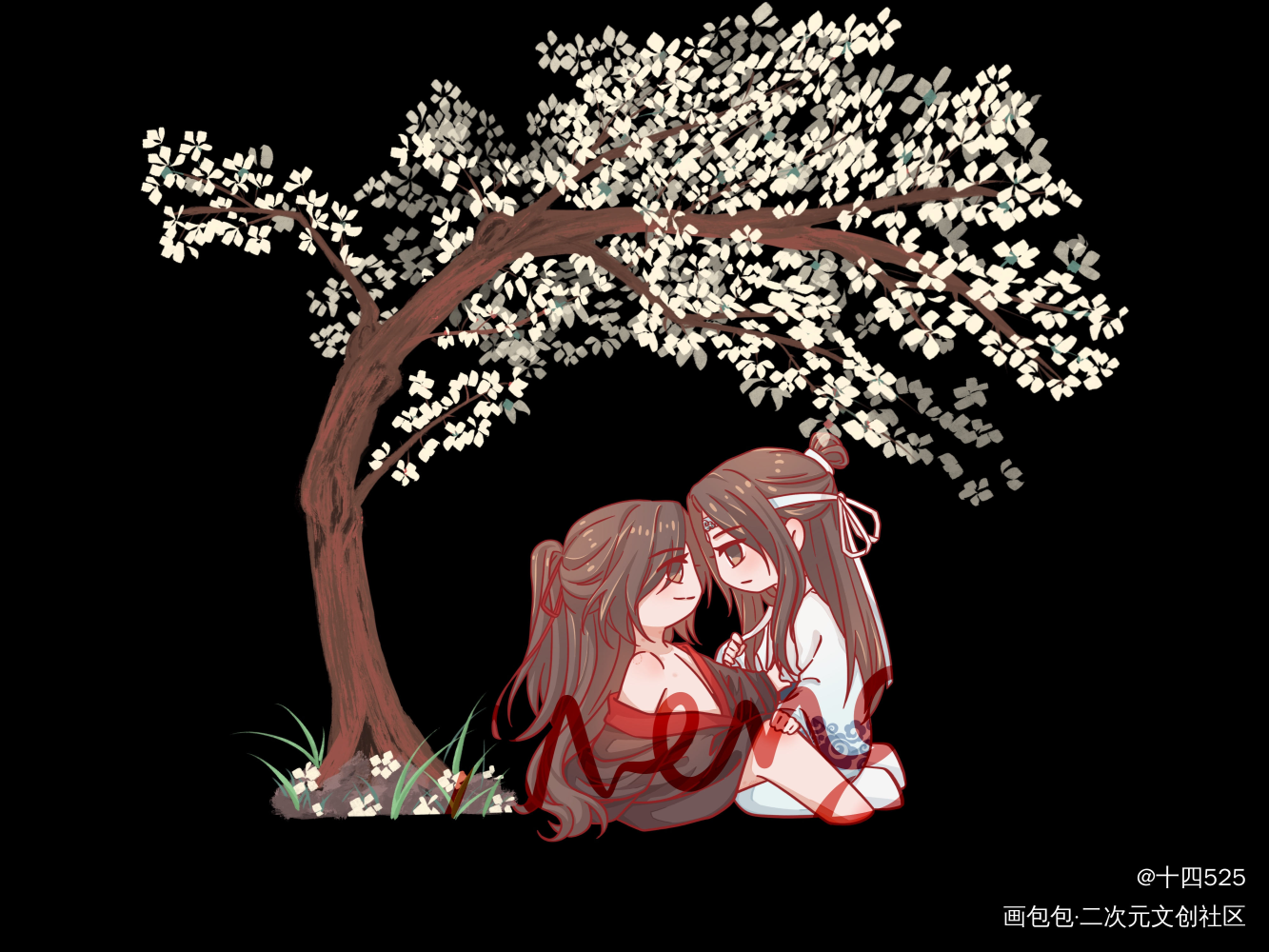 稿子_魔道祖师Q版绘画作品