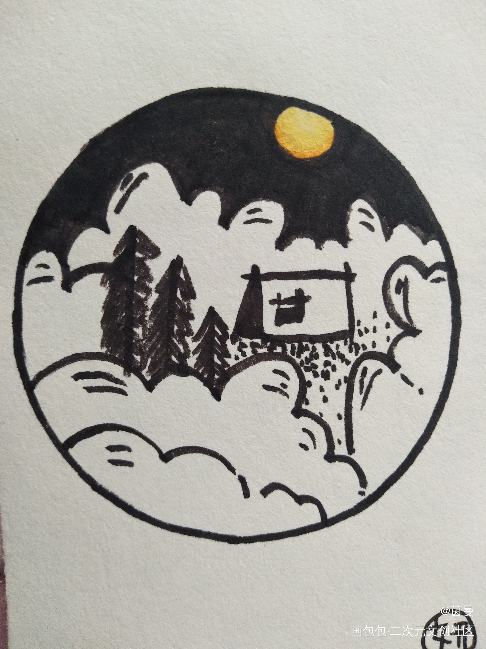 inS风_手绘绘画作品