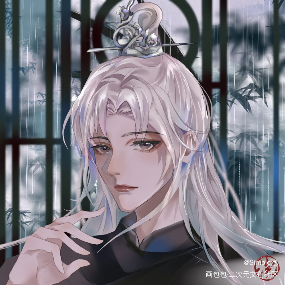泡泡的好大儿阿澈_板绘oc绘画作品
