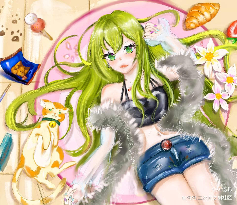 新人入坑_手绘厚涂日系绘画作品